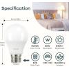 imageLinkind A19 LED Light Bulb 60W Equivalent 2700K Soft White Light Bulbs 800 Lumens 85W NonDimmable LED Bulbs E26 Standard Base Energy Efficient for Bedroom Home Office 6 PacksCool White60 Watt