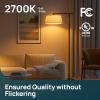 imageLinkind A19 LED Light Bulb 60W Equivalent 2700K Soft White Light Bulbs 800 Lumens 85W NonDimmable LED Bulbs E26 Standard Base Energy Efficient for Bedroom Home Office 6 PacksSoft White40 Watt