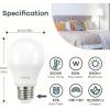 imageLinkind A19 LED Light Bulb 60W Equivalent 2700K Soft White Light Bulbs 800 Lumens 85W NonDimmable LED Bulbs E26 Standard Base Energy Efficient for Bedroom Home Office 6 PacksDaylight60 Watt 12 Pack