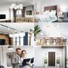 imageLinkind A19 LED Light Bulb 60W Equivalent 2700K Soft White Light Bulbs 800 Lumens 85W NonDimmable LED Bulbs E26 Standard Base Energy Efficient for Bedroom Home Office 6 PacksDaylight100 Watt 12 Pack
