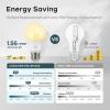 imageLinkind A19 LED Light Bulbs Dimmable 40 Watt Equivalent E26 Base 2700K Soft White 5W 450 Lumens CRI80 120V UL Listed FCC Certified LED Lights for Bedroom Living Room Home Office 6 PacksSoft White 2700k