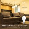 imageLinkind A19 LED Light Bulbs Dimmable 40 Watt Equivalent E26 Base 2700K Soft White 5W 450 Lumens CRI80 120V UL Listed FCC Certified LED Lights for Bedroom Living Room Home Office 6 PacksSoft White 2700k