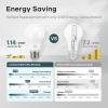 imageLinkind A19 LED Light Bulbs Dimmable 40 Watt Equivalent E26 Base 2700K Soft White 5W 450 Lumens CRI80 120V UL Listed FCC Certified LED Lights for Bedroom Living Room Home Office 6 PacksCool White 4000k
