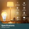 imageLinkind A19 LED Light Bulbs Dimmable 40 Watt Equivalent E26 Base 2700K Soft White 5W 450 Lumens CRI80 120V UL Listed FCC Certified LED Lights for Bedroom Living Room Home Office 6 PacksSoft White 2700k