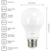 imageLinkind A19 LED Light Bulbs Dimmable 40 Watt Equivalent E26 Base 2700K Soft White 5W 450 Lumens CRI80 120V UL Listed FCC Certified LED Lights for Bedroom Living Room Home Office 6 PacksDaylight 5000k