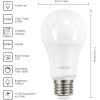 imageLinkind A19 LED Light Bulbs Dimmable 40 Watt Equivalent E26 Base 2700K Soft White 5W 450 Lumens CRI80 120V UL Listed FCC Certified LED Lights for Bedroom Living Room Home Office 6 PacksSoft White 2700k