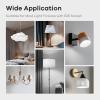 imageLinkind A19 LED Light Bulbs Dimmable 40 Watt Equivalent E26 Base 2700K Soft White 5W 450 Lumens CRI80 120V UL Listed FCC Certified LED Lights for Bedroom Living Room Home Office 6 PacksDaylight 5000k