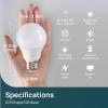 imageLinkind A19 LED Light Bulbs Dimmable 40 Watt Equivalent E26 Base 2700K Soft White 5W 450 Lumens CRI80 120V UL Listed FCC Certified LED Lights for Bedroom Living Room Home Office 6 PacksSoft White 2700k