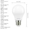 imageLinkind A19 LED Light Bulbs Dimmable 40 Watt Equivalent E26 Base 2700K Soft White 5W 450 Lumens CRI80 120V UL Listed FCC Certified LED Lights for Bedroom Living Room Home Office 6 PacksWarm White 3000k