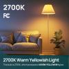 imageLinkind A19 LED Light Bulbs Dimmable 40 Watt Equivalent E26 Base 2700K Soft White 5W 450 Lumens CRI80 120V UL Listed FCC Certified LED Lights for Bedroom Living Room Home Office 6 PacksSoft White 2700k