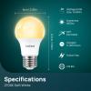 imageLinkind A19 LED Light Bulbs Dimmable 40 Watt Equivalent E26 Base 2700K Soft White 5W 450 Lumens CRI80 120V UL Listed FCC Certified LED Lights for Bedroom Living Room Home Office 6 PacksSoft White 2700k