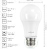 imageLinkind A19 LED Light Bulbs Dimmable 40 Watt Equivalent E26 Base 2700K Soft White 5W 450 Lumens CRI80 120V UL Listed FCC Certified LED Lights for Bedroom Living Room Home Office 6 PacksDaylight 5000k