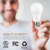 imageLinkind A19 LED Light Bulbs Dimmable 40 Watt Equivalent E26 Base 2700K Soft White 5W 450 Lumens CRI80 120V UL Listed FCC Certified LED Lights for Bedroom Living Room Home Office 6 PacksSoft White 2700k