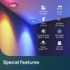 imageLinkind BR30 Smart Light Bulbs WiFi Flood Light Bulbs Compatible with Alexa ampamp Google Home RGBTW Color Changing Light Bulb 1800K6500K Tunable White E26 8W Equivalent 60W 24Ghz WiFi only 4 Pack1200LM 2 Pack