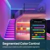 imageLinkind LED Strip Lights RGB 10ft Smart Light Strip Work with Alexa and Google Home App Control Music Sync Segmented Color Changing Led Lights for Bedroom Kitchen50ft