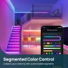 imageLinkind LED Strip Lights RGB 10ft Smart Light Strip Work with Alexa and Google Home App Control Music Sync Segmented Color Changing Led Lights for Bedroom Kitchen10ft
