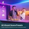 imageLinkind LED Strip Lights RGB 10ft Smart Light Strip Work with Alexa and Google Home App Control Music Sync Segmented Color Changing Led Lights for Bedroom Kitchen10ft