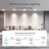 imageLinkind MR16 LED Bulb Dimmable GU53 BiPin Base LED Light Bulbs 65W 70W Equivalent 3000K Warm White 640lm MR16 LED Spot Lights Recessed Tracking Lights 12V Low Voltage 6 PacksGu53cool White