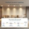 imageLinkind MR16 LED Bulb Dimmable GU53 BiPin Base LED Light Bulbs 65W 70W Equivalent 3000K Warm White 640lm MR16 LED Spot Lights Recessed Tracking Lights 12V Low Voltage 6 PacksGu53soft White