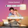 imageLinkind Matter E12 Smart Light Bulb 470lm RGBTW 2Pack Bundle Color Changing Smart Light Bulbs A19 4 Pack Compatible with Alexa ampamp Google Home