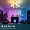 imageLinkind Matter Smart Bulbs E12 Led Bulb Works with AlexaApple HomeGoogle Home Smart Light Bulbs WiFi Candelabra B11 Bulbs RGBTW Color Changing Light Bulb 24Ghz WiFi Bulb 470 LM 4 Pack6 PACK