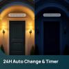 imageLinkind Matter Smart Bulbs E12 Led Bulb Works with AlexaApple HomeGoogle Home Smart Light Bulbs WiFi Candelabra B11 Bulbs RGBTW Color Changing Light Bulb 24Ghz WiFi Bulb 470 LM 4 Pack4 PACK