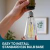 imageLinkind Matter Smart Light Bulb ST19 ST58 Smart Edison Bulbs 2700K6500K E26 LED Bulb 8W 60W 800LM Edison Light Bulb Work with Alexa Google Home Apple Home SmartThings 24GHz WiFi 4Pack6 Pack ST19 with Remote