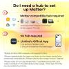 imageLinkind Matter Smart Light Bulb ST19 ST58 Smart Edison Bulbs 2700K6500K E26 LED Bulb 8W 60W 800LM Edison Light Bulb Work with Alexa Google Home Apple Home SmartThings 24GHz WiFi 4Pack4 Pack ST19 Matter
