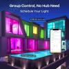 imageLinkind Matter Smart Light Bulb ST19 ST58 Smart Edison Bulbs 2700K6500K E26 LED Bulb 8W 60W 800LM Edison Light Bulb Work with Alexa Google Home Apple Home SmartThings 24GHz WiFi 4Pack1 Pack A19