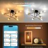 imageLinkind Matter Smart Light Bulb ST19 ST58 Smart Edison Bulbs 2700K6500K E26 LED Bulb 8W 60W 800LM Edison Light Bulb Work with Alexa Google Home Apple Home SmartThings 24GHz WiFi 4Pack4 Pack ST19 Matter
