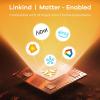 imageLinkind Matter Smart Light Bulb ST19 ST58 Smart Edison Bulbs 2700K6500K E26 LED Bulb 8W 60W 800LM Edison Light Bulb Work with Alexa Google Home Apple Home SmartThings 24GHz WiFi 4Pack4 Pack ST19 Matter