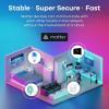 imageLinkind Matter Smart Light Bulb Smart Bulbs Work with Apple Home Siri Alexa Google Home SmartThings Color Changing Light Bulbs RGTBW Music Sync Mood Lights 24Ghz WiFi A19 E26 60W 800LM 3 Pack6 Pack