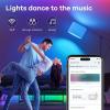 imageLinkind Matter Smart Light Bulb Smart Bulbs Work with Apple HomeSiriAlexaGoogle HomeSmartThings LED Color Changing Light Music Sync RGTBW Smart Home 60W 800LM A19 E26 24Ghz WiFi Only 2 Pack1 Pack Matterenabled