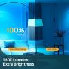 imageLinkind Matter Smart Light Bulb Smart Bulbs Work with Apple HomeSiriAlexaGoogle HomeSmartThings LED Color Changing Light Music Sync RGTBW Smart Home 60W 800LM A19 E26 24Ghz WiFi Only 2 Pack2 Pack 100W