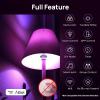 imageLinkind Matter Smart Light Bulb Smart Bulbs Work with Apple HomeSiriAlexaGoogle HomeSmartThings LED Color Changing Light Music Sync RGTBW Smart Home 60W 800LM A19 E26 24Ghz WiFi Only 2 Pack6 Pack Matterenabled