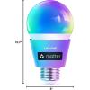 imageLinkind Matter Smart Light Bulb Smart Bulbs Work with Apple HomeSiriAlexaGoogle HomeSmartThings LED Color Changing Light Music Sync RGTBW Smart Home 60W 800LM A19 E26 24Ghz WiFi Only 2 Pack1 Pack Matterenabled