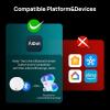 imageLinkind Matter Smart Light Bulb Smart Bulbs Work with Apple HomeSiriAlexaGoogle HomeSmartThings LED Color Changing Light Music Sync RGTBW Smart Home 60W 800LM A19 E26 24Ghz WiFi Only 2 Pack4 Pack MatterButton