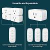 imageLinkind Matter Smart Plug Work with Apple Home Siri Alexa Google Home SmartThings Smart Outlet 15A1800W Max Smart Home Automation APP Remote ControlTimerampampSchedule 24G WiFi Only 1 Pack4 Pack1 Remote