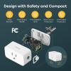 imageLinkind Matter Smart Plug Work with Apple Home Siri Alexa Google Home SmartThings Smart Outlet 15A1800W Max Smart Home Automation APP Remote ControlTimerampampSchedule 24G WiFi Only 1 Pack2 Pack