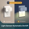imageLinkind Matter Smart Plug with LED Night Light Work with Alexa Apple Home Google Smart Outlet 15A1800W Dusk to Dawn Plug in Wall TimerampampSchedule ETLampampFCC Certified 24GHz WiFi Only 4 Pack2 Pack