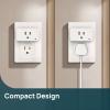 imageLinkind Matter Smart Plug with LED Night Light Work with Alexa Apple Home Google Smart Outlet 15A1800W Dusk to Dawn Plug in Wall TimerampampSchedule ETLampampFCC Certified 24GHz WiFi Only 4 Pack1 Pack