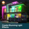 imageLinkind Permanent Outdoor Lights HP5Smart AI RGBTW 100ft Christmas Lights 85 Scenes Modes for Daily Holiday Halloween DecorationsIP67 Waterproof Compatible with AlexaGoogle Assistant150ft