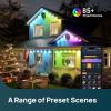 imageLinkind Permanent Outdoor Lights HP5Smart AI RGBTW 100ft Christmas Lights 85 Scenes Modes for Daily Holiday Halloween DecorationsIP67 Waterproof Compatible with AlexaGoogle Assistant100ft