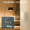 imageLinkind Smart Button Bluetooth Light Switch Exclusive for LinkindAiDot Smart Bulb Smart Light Bulbs Dimmer Switch Remote Button Control On Off Power Switch 98FT RF Range WireFree 1 Pack