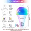 imageLinkind Smart Light Bulbs Smart Bulb That Compatible with Alexa ampamp Google Home Smart Solar Spotlight SL5C Color Changing Landscape Lighting APPVoice Control Solar Lights Outdoor