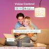 imageLinkind Smart Light Bulbs Smart Bulb That Work with Alexa ampamp Google Home LED Light Color Changing A19 E26 WiFi Light Bulb Dimmable RGBTW Alexa Bulb No Hub Needed 800 Lumen 24Ghz WiFi 6 Pack6 Pack with Remote