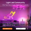 imageLinkind Smart Light Bulbs Smart Bulb That Work with Alexa ampamp Google Home LED Light Color Changing A19 E26 WiFi Light Bulb Dimmable RGBTW Alexa Bulb No Hub Needed 800 Lumen 24Ghz WiFi 6 Pack4 CountPack of 1