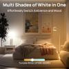 imageLinkind Smart Light Bulbs Soft White to Daylight Tunable 2700K6500K Alexa Light Bulbs Work with Alexa ampamp Google Home CRIampgt90 24GHz WiFi ampamp Bluetooth LED A19 E26 800LM 60W Equivalent 4Pack4 Pack