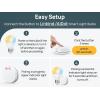 imageLinkind Smart Remote Button Control 1 Pack Bundle Smart Light Bulbs 800LM 60W Equivalent 6Pack Compatible with Alexa ampamp Google Home