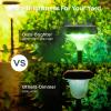 imageLinkind Solar Lights Outdoor 8 Pack Solar Pathway Lights Warm White Landscape Path Lights Waterproof for Walkway Yard Garden DrivewaySP3Multicolor